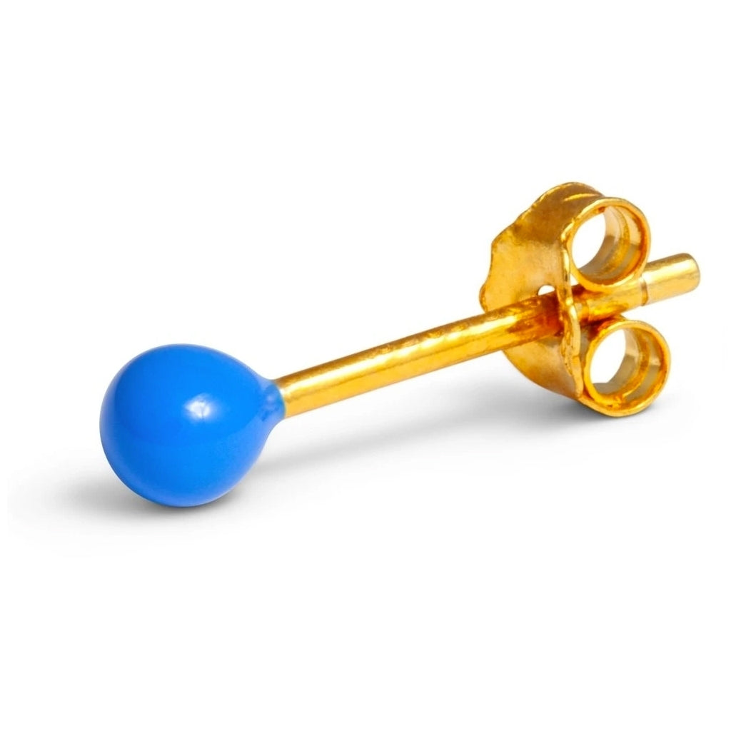 LULU Copenhagen Color Ball örhÀnge 1 st Ear stud, 1 pcs BlÄ