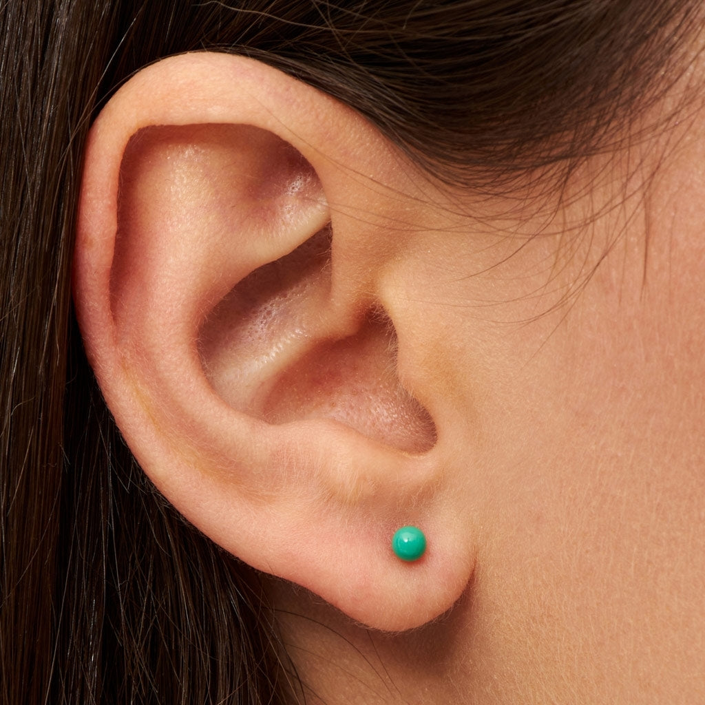 LULU Copenhagen Color Ball örhÀnge 1 st Ear stud, 1 pcs Ljusgrön