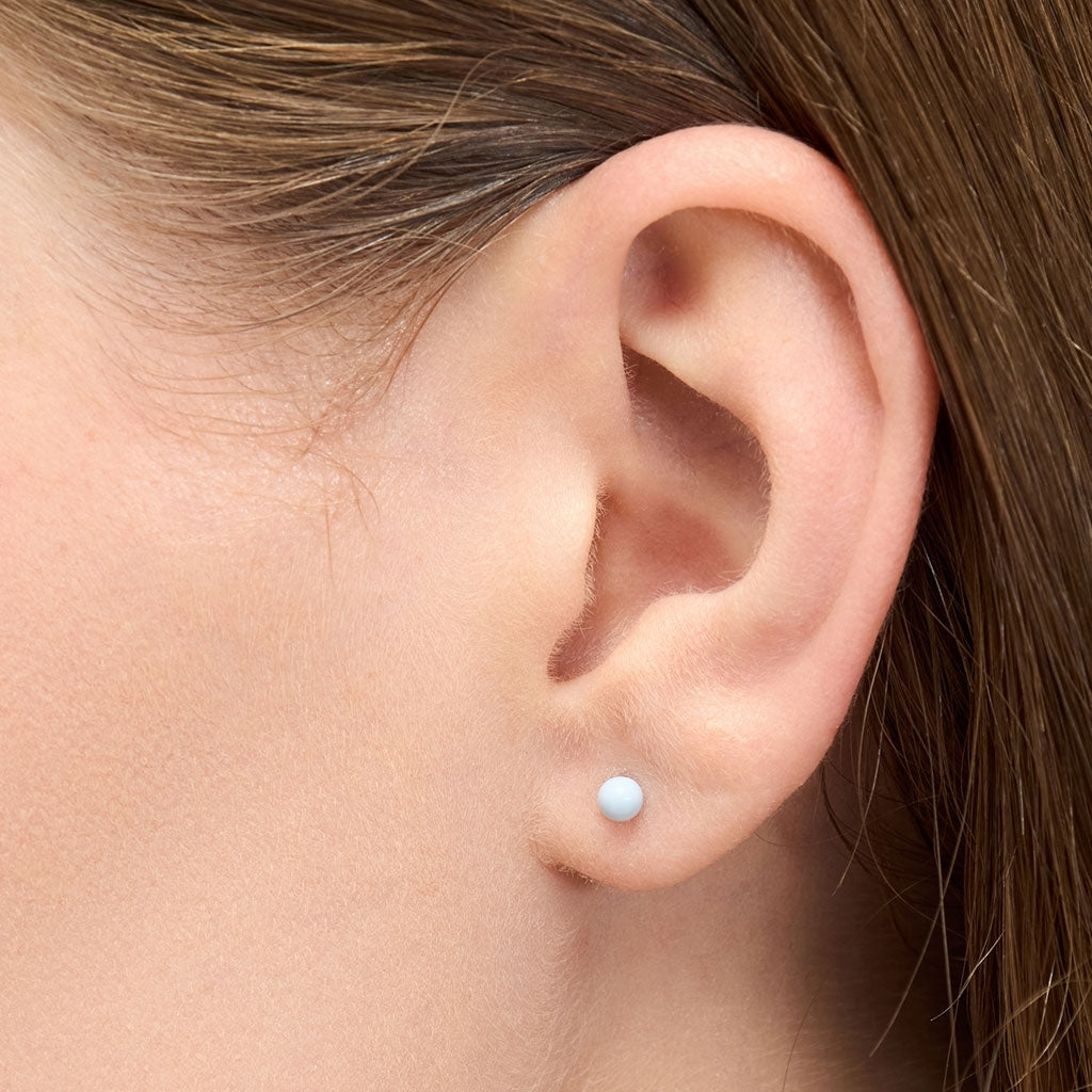 LULU Copenhagen Color Ball örhÀnge 1 st Ear stud, 1 pcs Skyride Blue