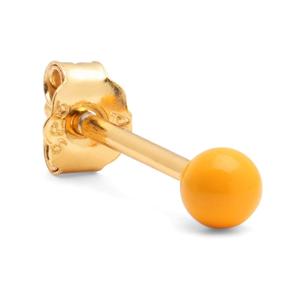 LULU Copenhagen Color Ball örhÀnge 1 st Ear stud, 1 pcs Sunflower