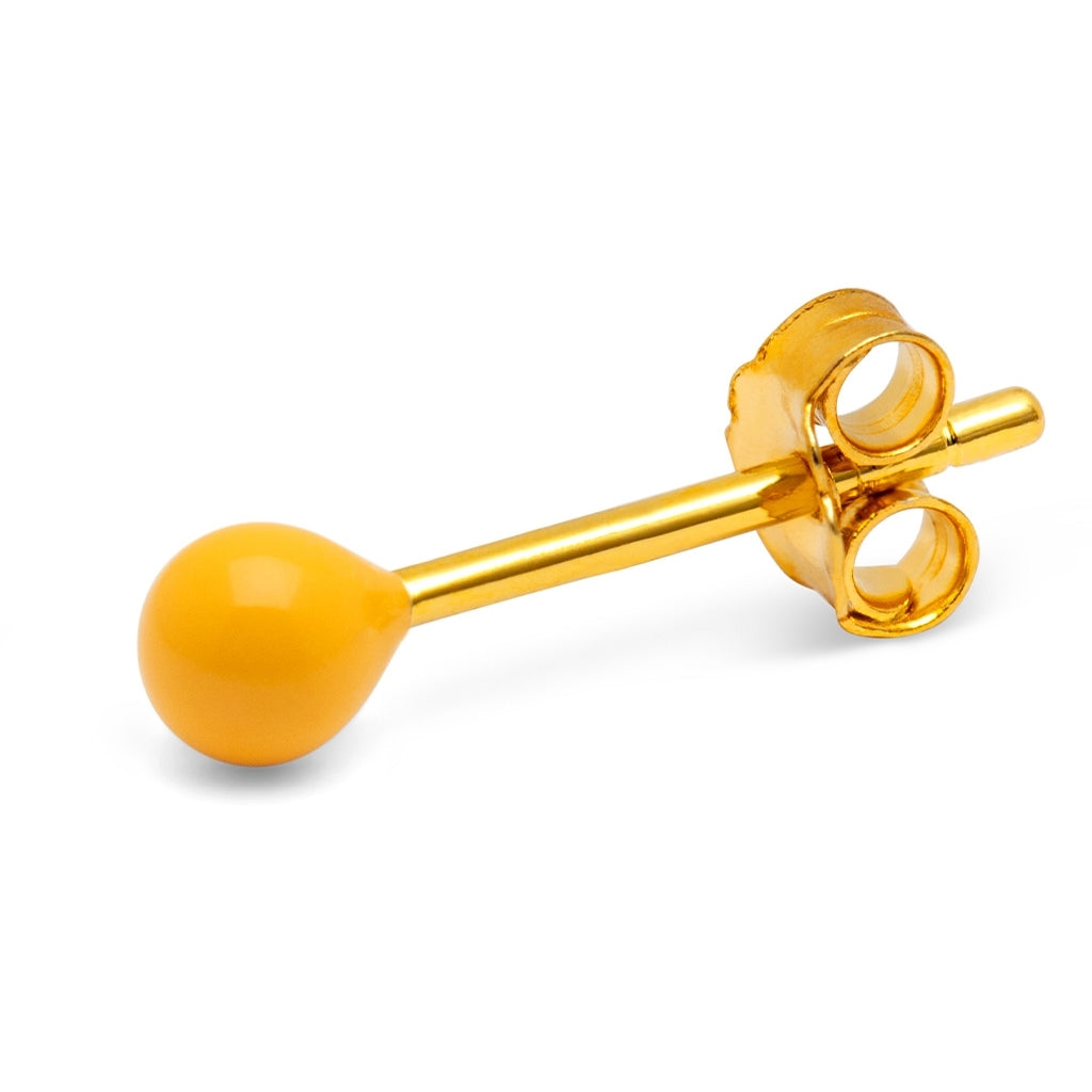 LULU Copenhagen Color Ball örhÀnge 1 st Ear stud, 1 pcs Sunflower