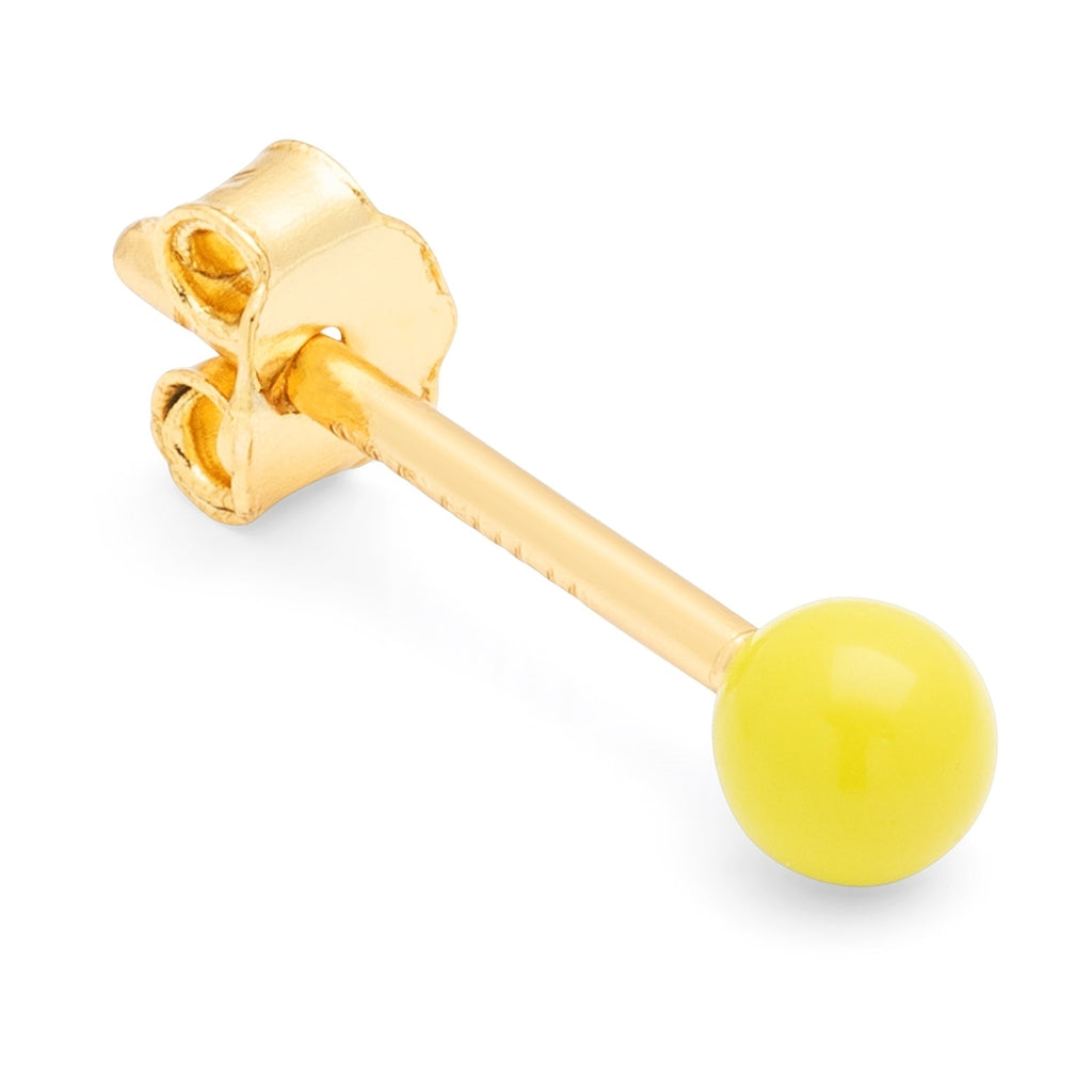 LULU Copenhagen Color Ball örhÀnge 1 st Ear stud, 1 pcs Wild Lime