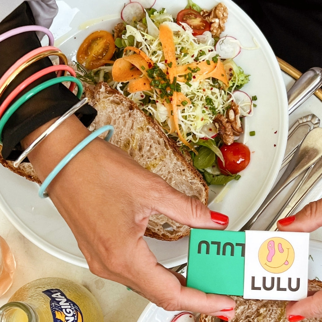 LULU Copenhagen Color Bangle borstad Bracelets Silver Plated
