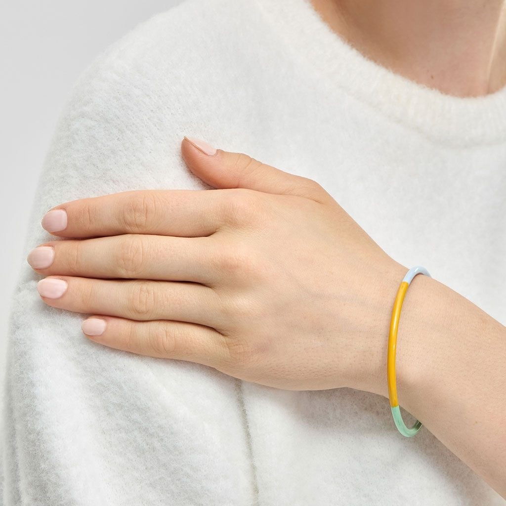 LULU Copenhagen Color Bangle Quatro Bracelets Sundown