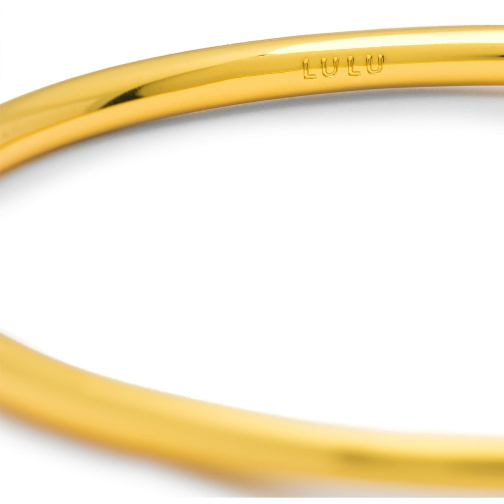 LULU Copenhagen Color Bangle skinande Bracelets GuldplÀterad