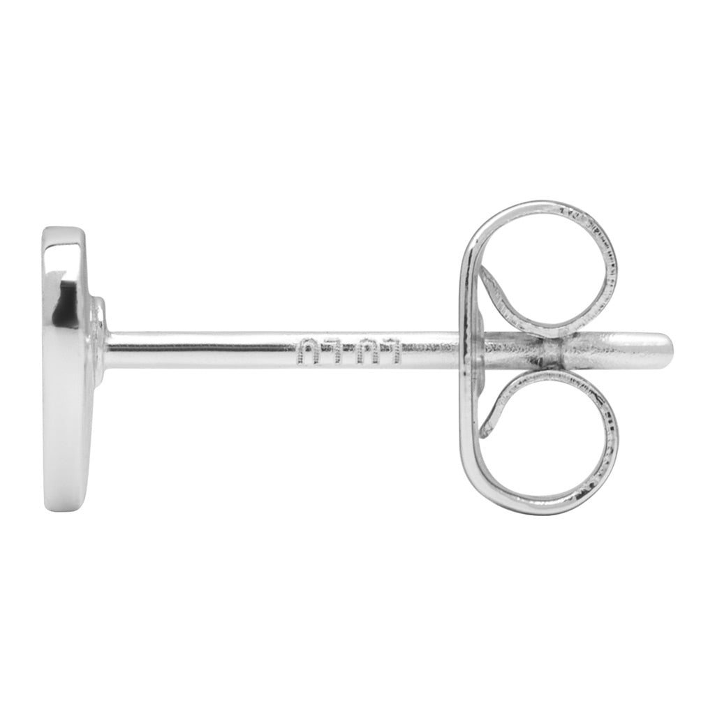 LULU Copenhagen Color Heart örhÀnge 1 st silverplÀterad Ear stud, 1 pcs Pink