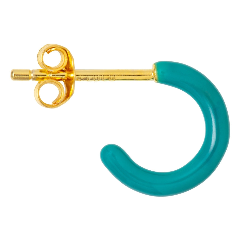 LULU Copenhagen Color Hoop 1 st Hoops Petrol
