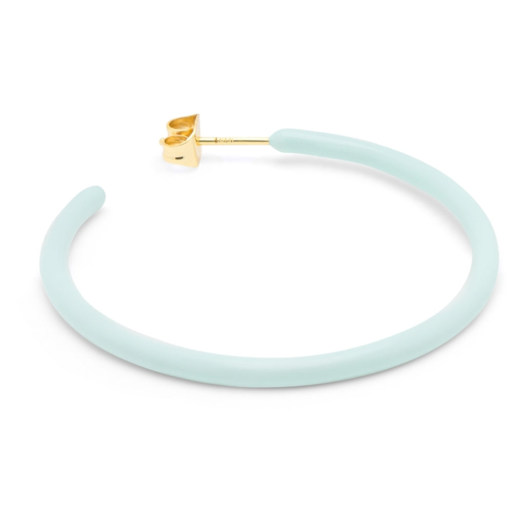 LULU Copenhagen Color Hoops Large paar Hoops Mint