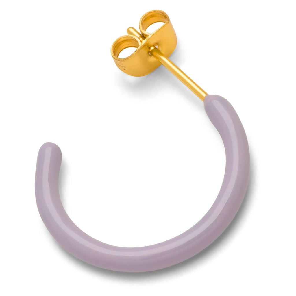 LULU Copenhagen Color Hoops Medium par Hoops Lila