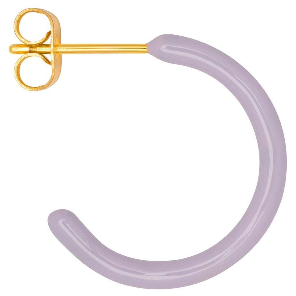 LULU Copenhagen Color Hoops Medium par Hoops Lila