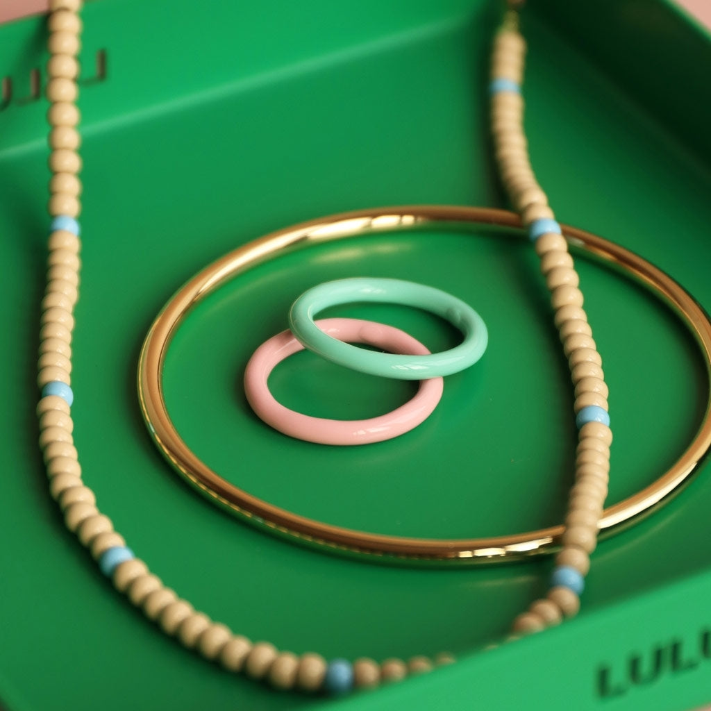 LULU Copenhagen Color Ring Rings Ljusrosa