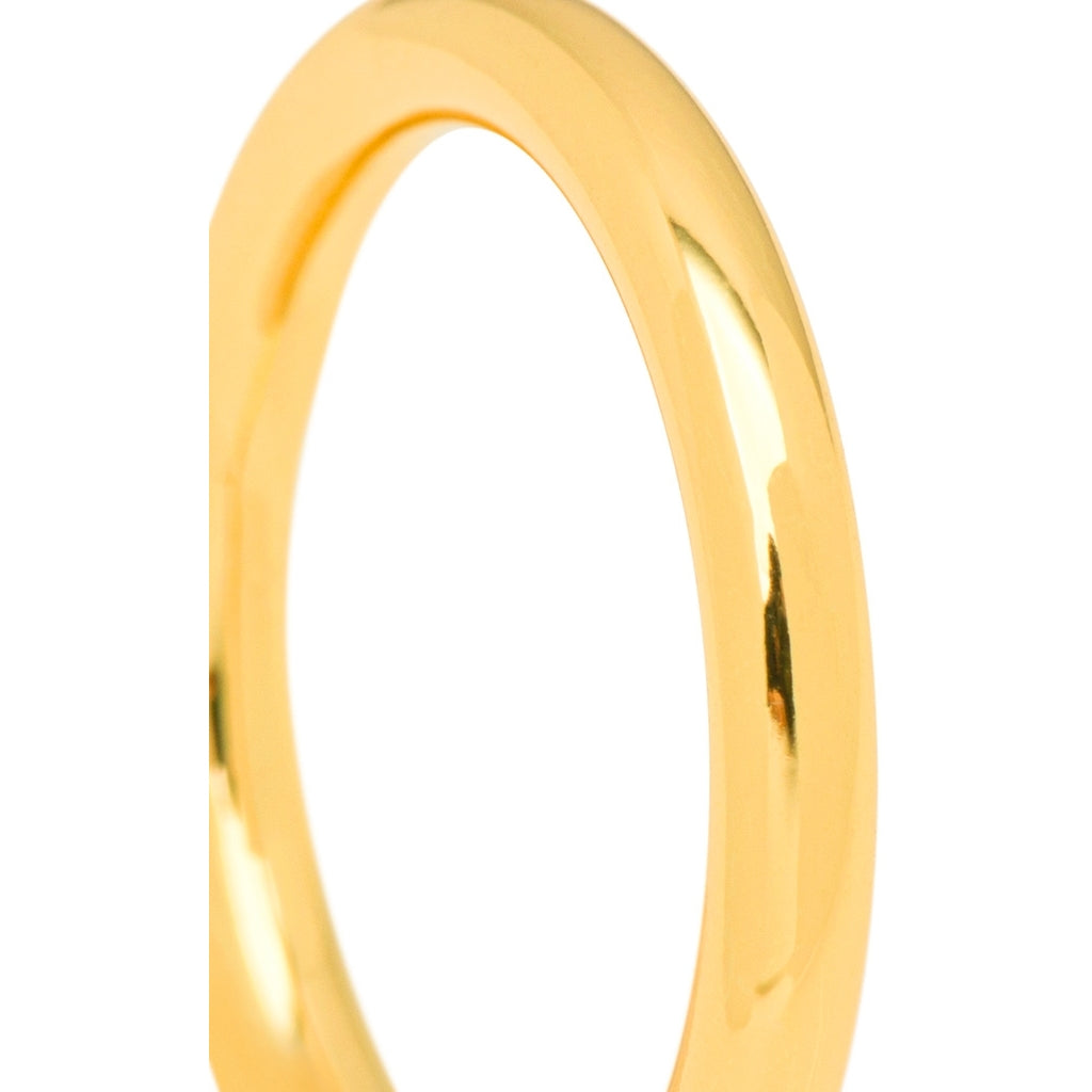 LULU Copenhagen Color Ring Skinande Rings Guldpläterad