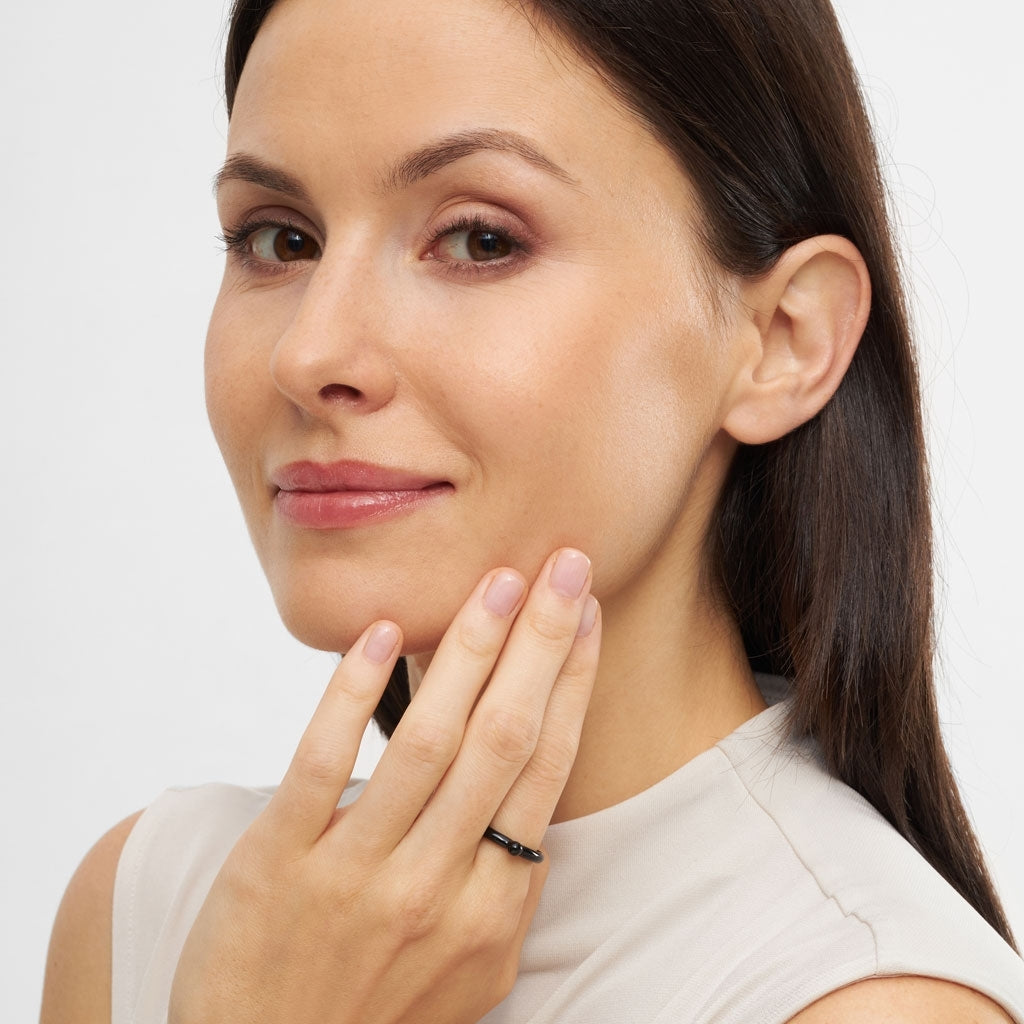 LULU Copenhagen Color Ring Top Rings Svart