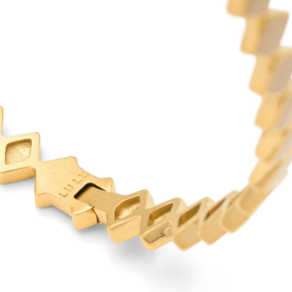 LULU Copenhagen Confetti Bangle - GuldplaterÀd Bracelets Buttercream