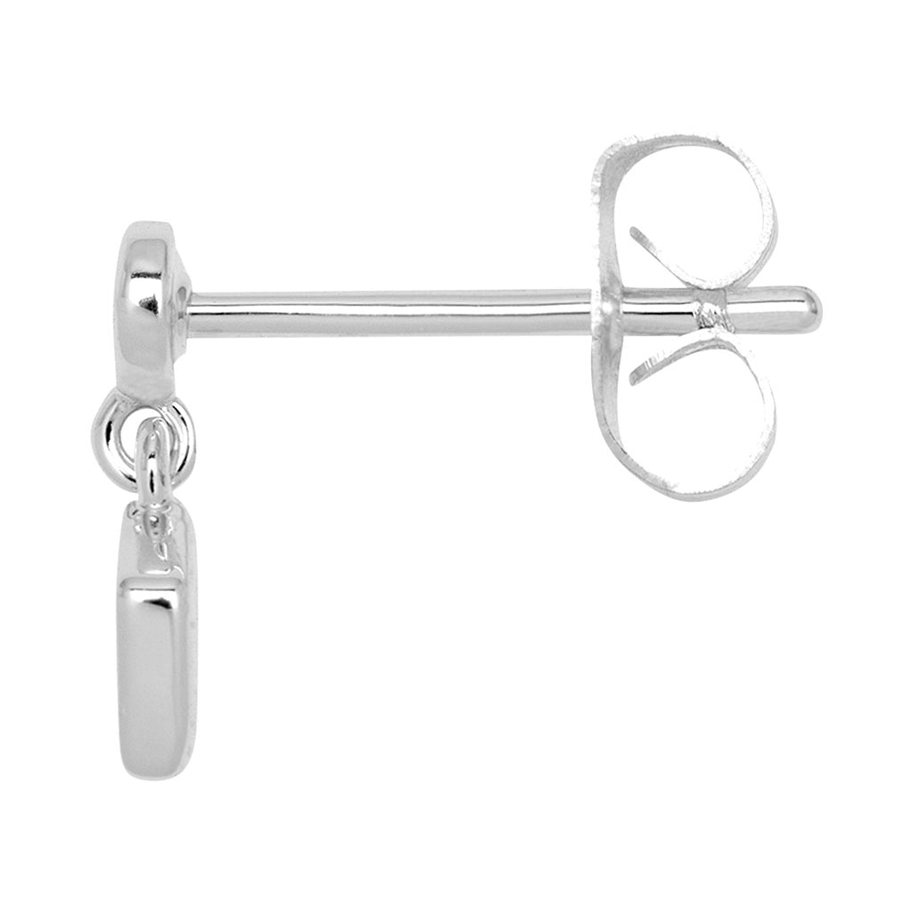 LULU Copenhagen Confetti Dangling örhänge 1 st silverpläterad Ear stud, 1 pcs Blå