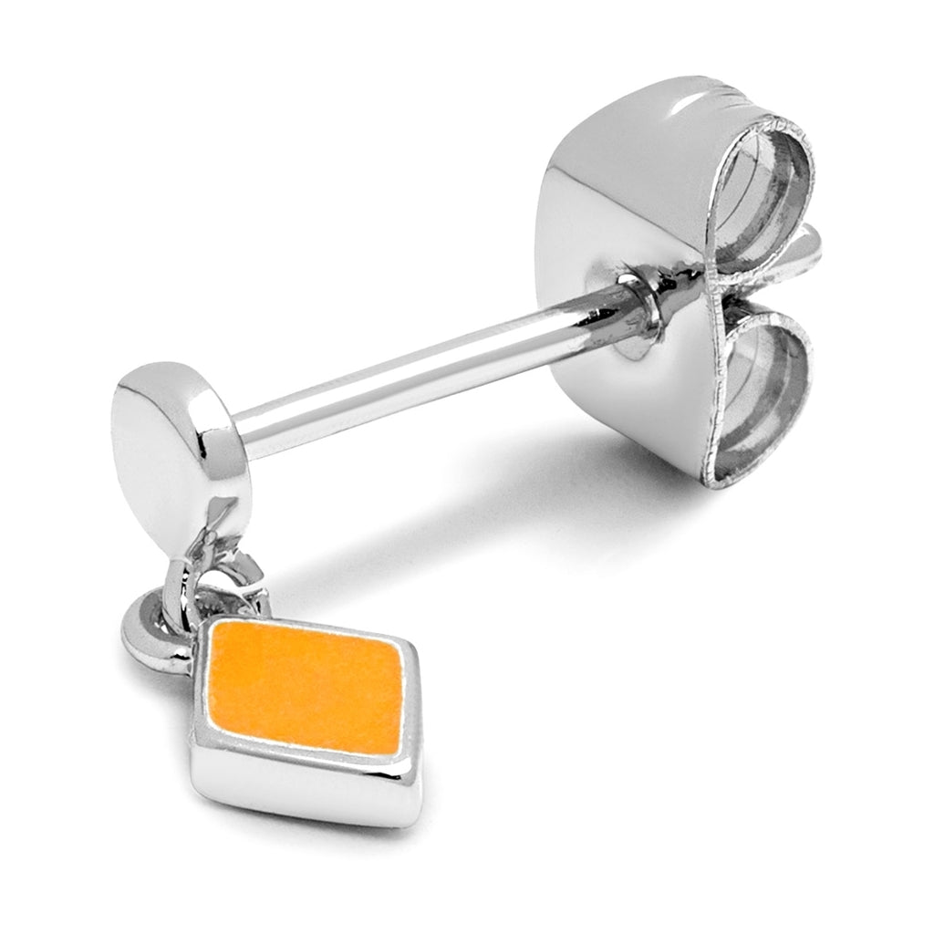 LULU Copenhagen Confetti Dangling örhänge 1 st silverpläterad Ear stud, 1 pcs Marigold