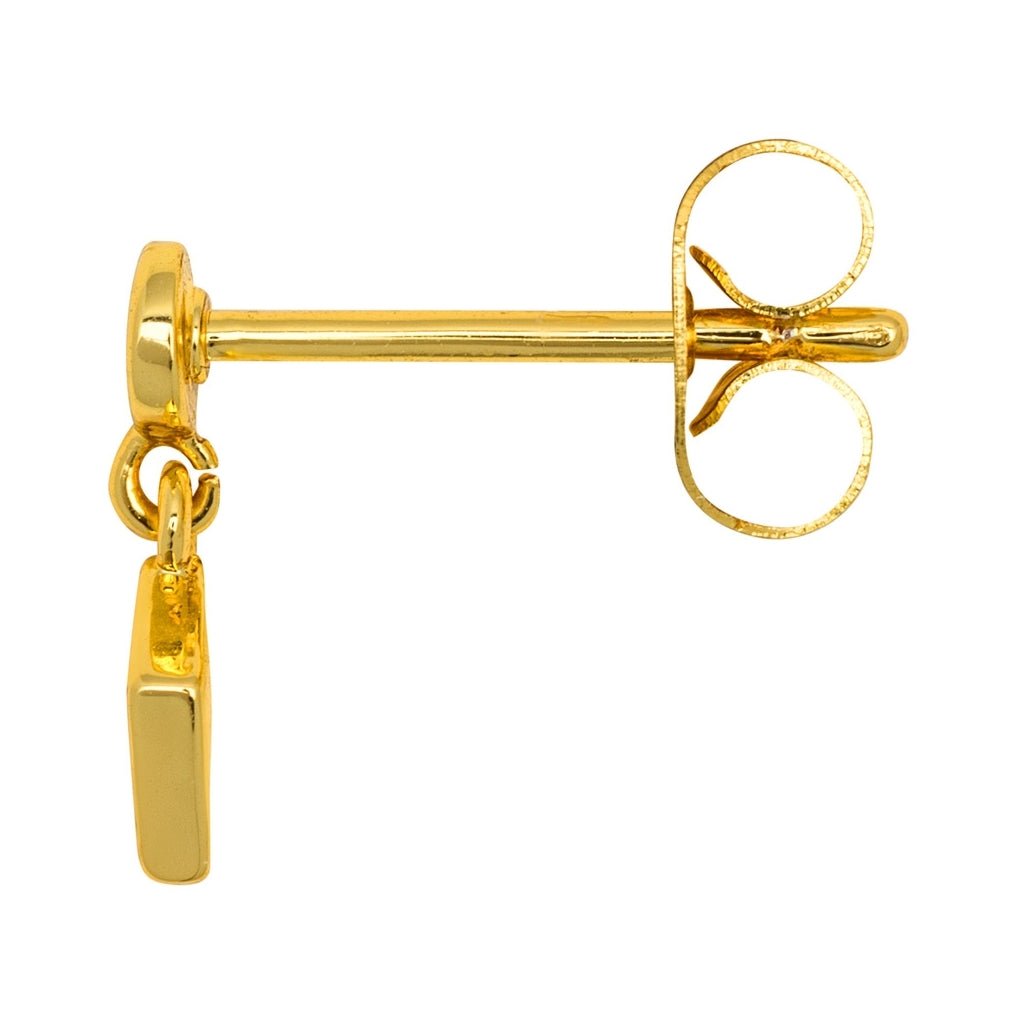 LULU Copenhagen Confetti Dangling örhänge 1 st guldpläterad Ear stud, 1 pcs Marigold