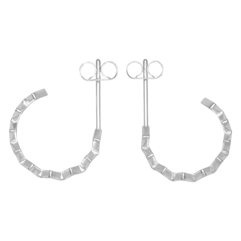 LULU Copenhagen Confetti Hoops Par silverpläterad Hoops Ljusrosa