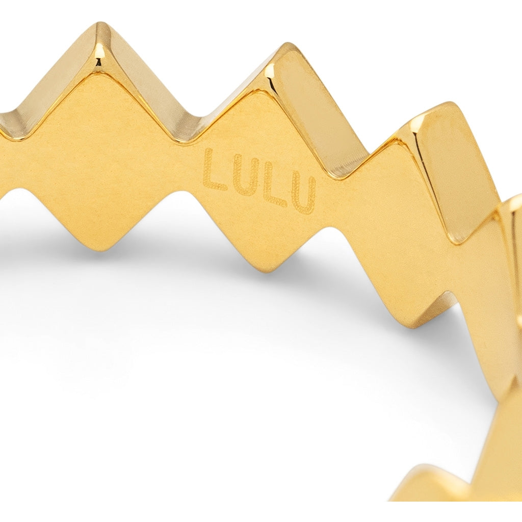 LULU Copenhagen Confetti Ring guldpläterad Rings Memories