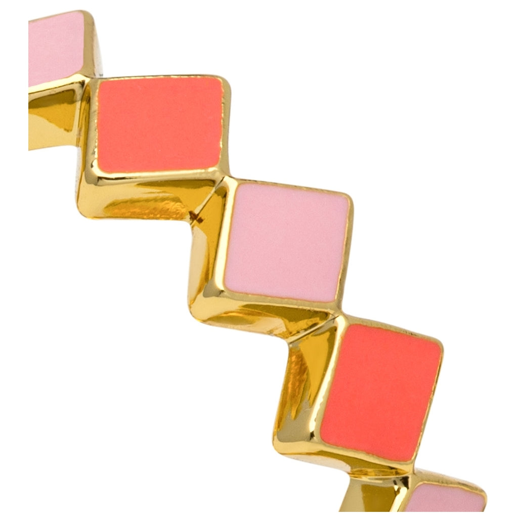 LULU Copenhagen Confetti Ring guldplÀterad Rings Pink