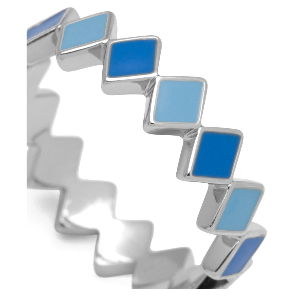 LULU Copenhagen Confetti Ring Silver Rings BlÄ