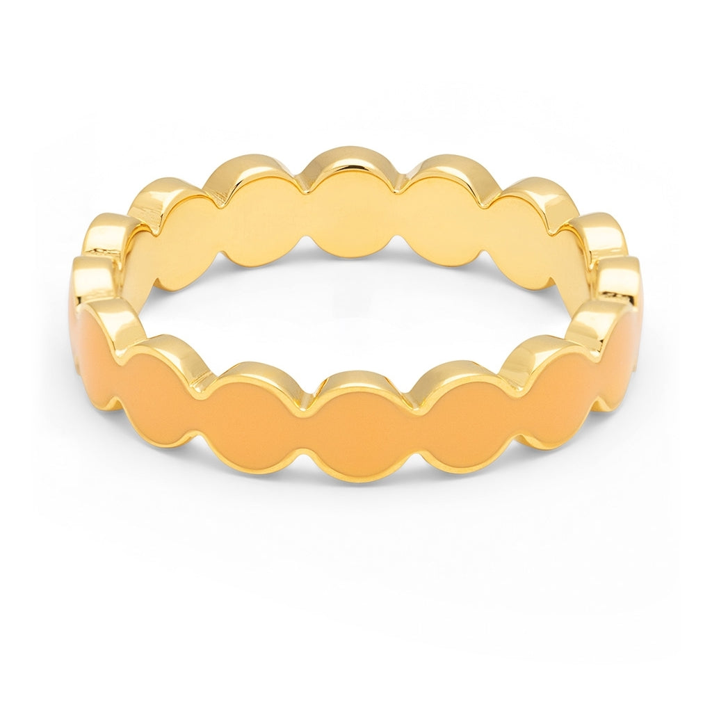 LULU Copenhagen Connected Circles Ring Rings Marigold