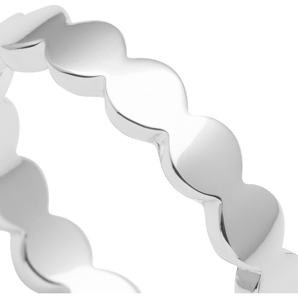 LULU Copenhagen Connected Circles Ring - SilverplaterÀd Rings Silver