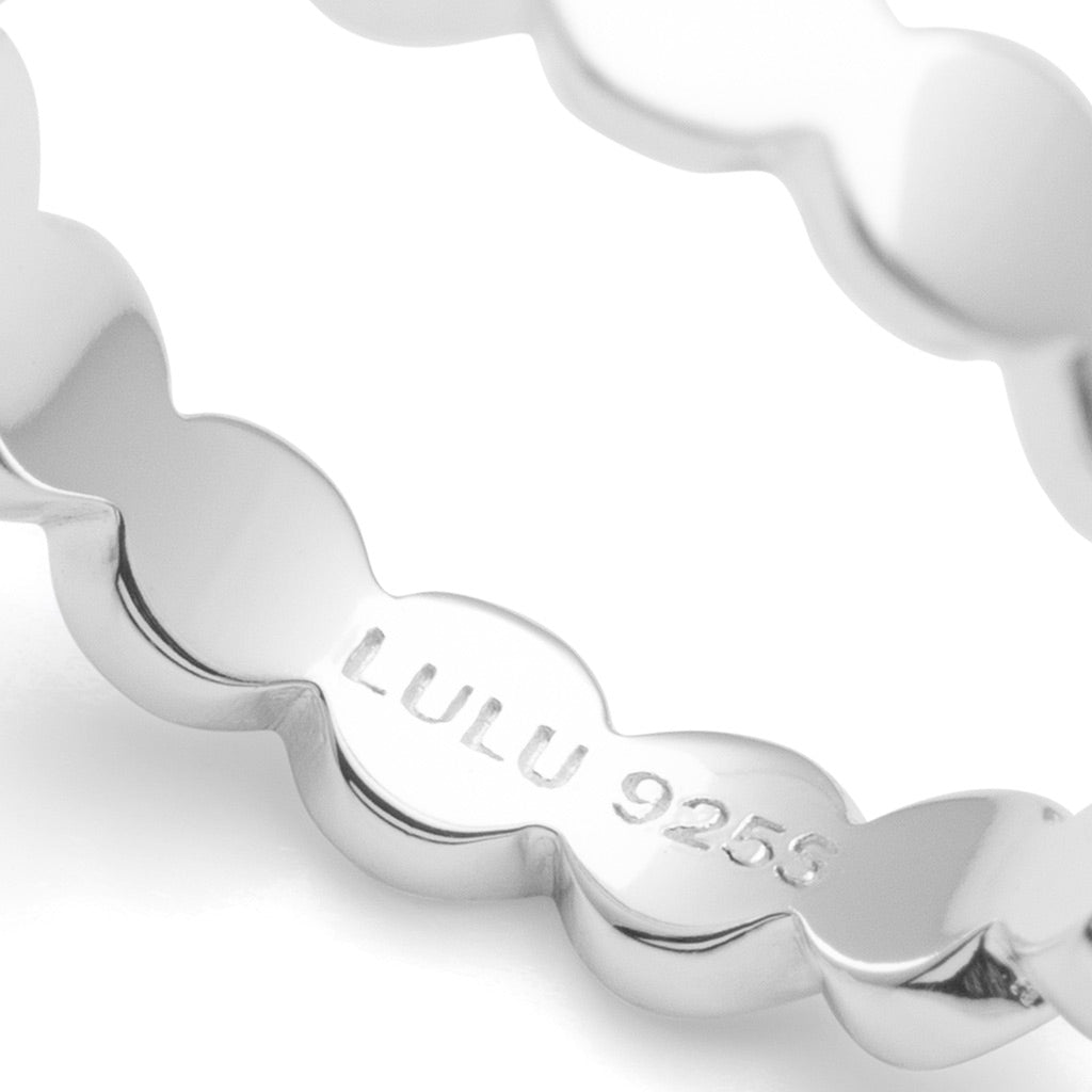 LULU Copenhagen Connected Circles Ring - SilverplaterÀd Rings Silver