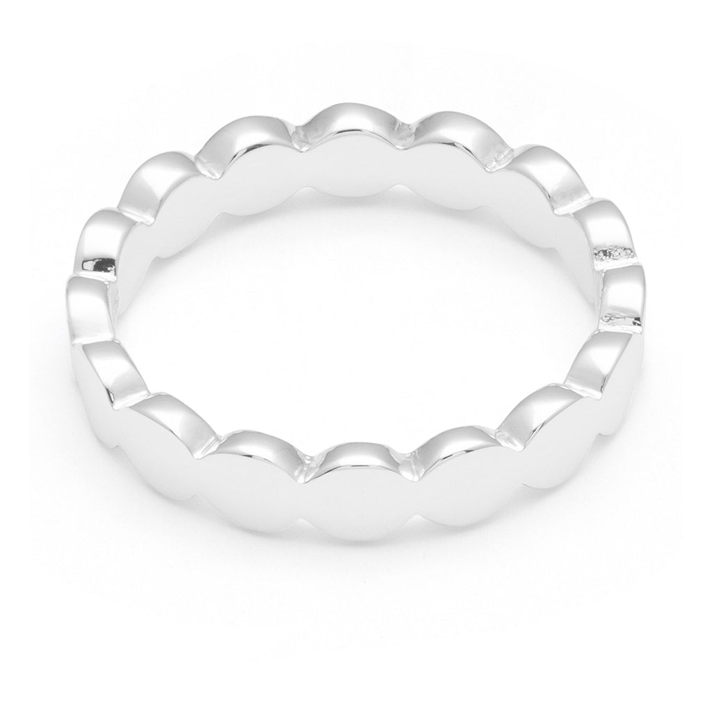 LULU Copenhagen Connected Circles Ring - SilverplaterÀd Rings Silver