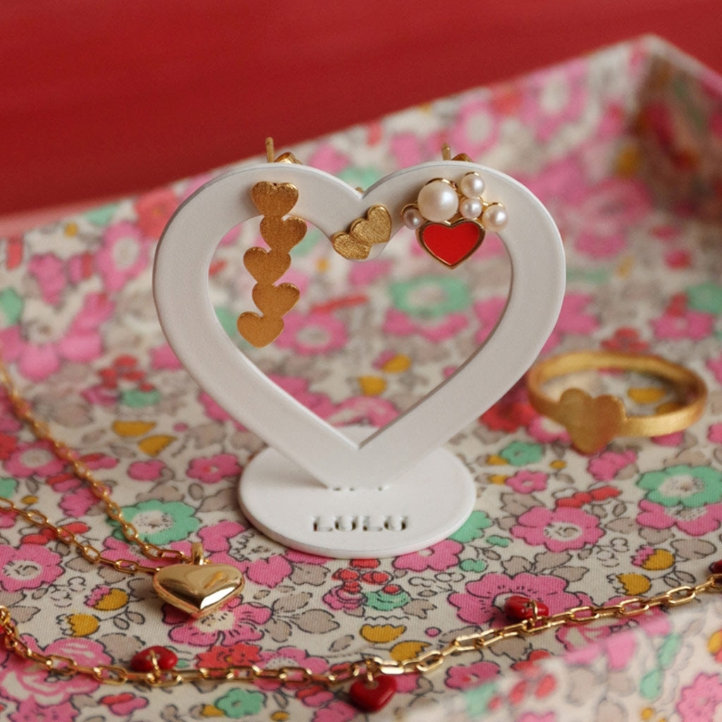 LULU Copenhagen Connected Hearts örhÀnge 1 st Ear stud, 1 pcs GuldplÀterad