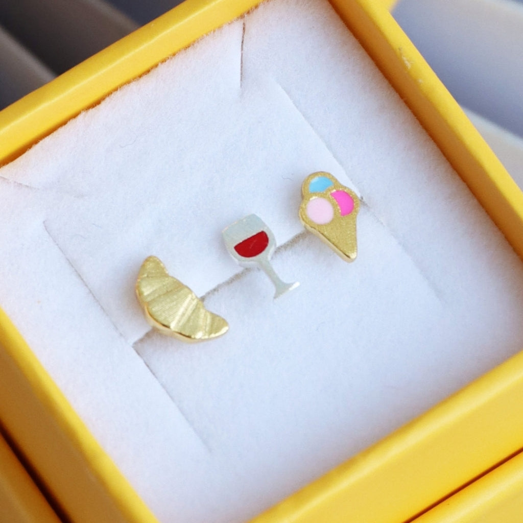 LULU Copenhagen Croissant örhÀnge 1 st Ear stud, 1 pcs Silver Plated