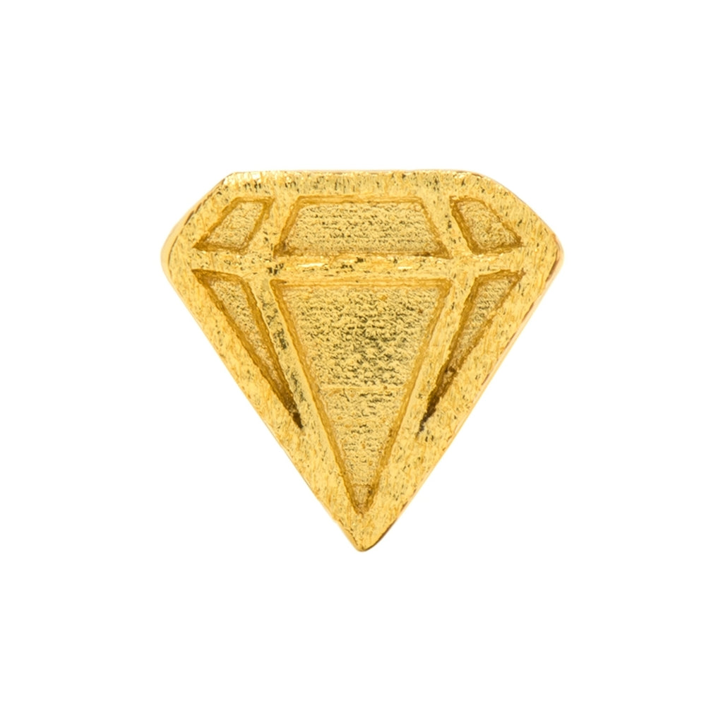 LULU Copenhagen Diamond Cut Small örhänge 1 st Ear stud, 1 pcs Guldpläterad