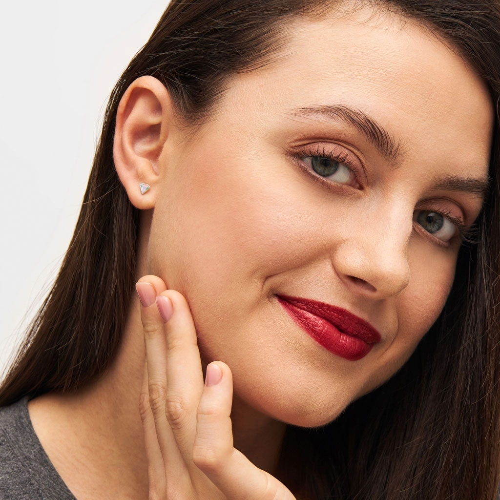 LULU Copenhagen Diamond Cut Small örhÀnge 1 st Ear stud, 1 pcs MÄngfÀrgad