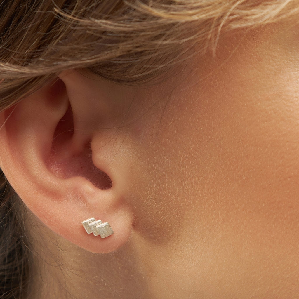 LULU Copenhagen Domino 3 örhänge 1 st Ear stud, 1 pcs Silver