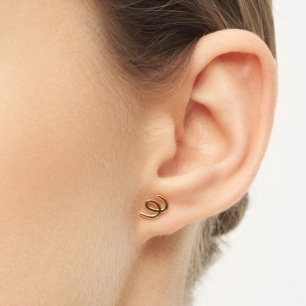 LULU Copenhagen Doodle örhÀnge 1 st Ear stud, 1 pcs GuldplÀterad