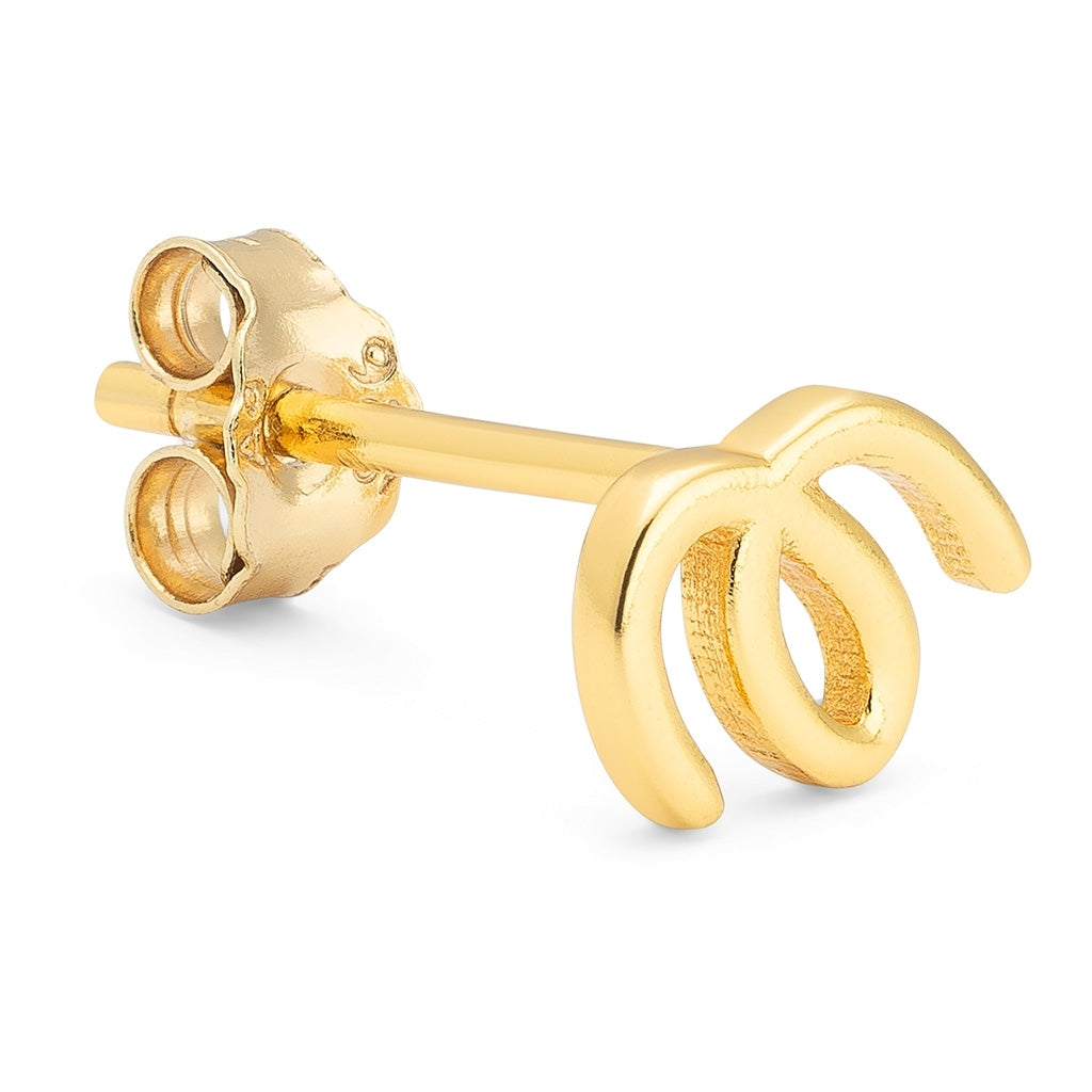 LULU Copenhagen Doodle örhÀnge 1 st Ear stud, 1 pcs GuldplÀterad