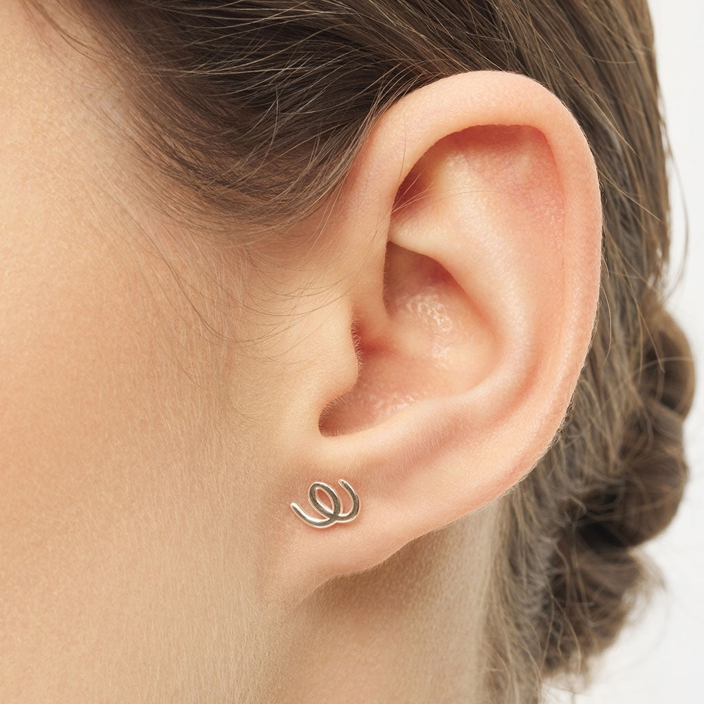 LULU Copenhagen Doodle örhÀnge 1 st Ear stud, 1 pcs Silver
