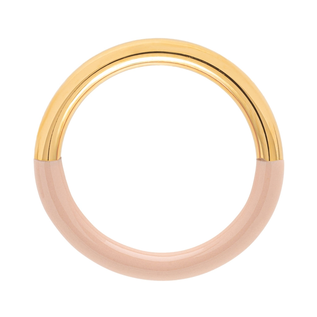 LULU Copenhagen Double Color Ring guldplÀterad Rings Dusty Peach