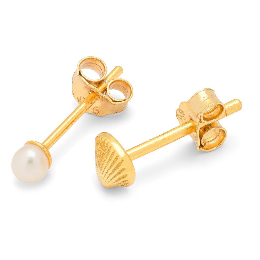LULU Copenhagen Family Sea örhÀnge par Earrings, pairs GuldplÀterad