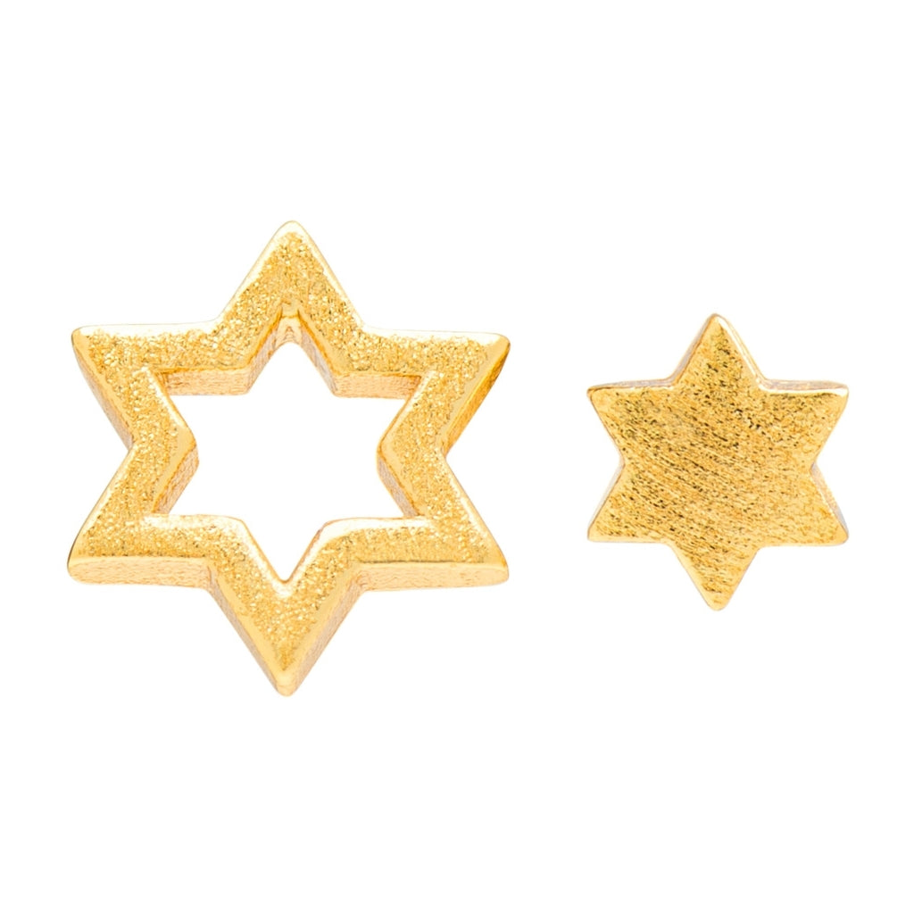 LULU Copenhagen Family Star örhängen par Earrings, pairs Guldpläterad