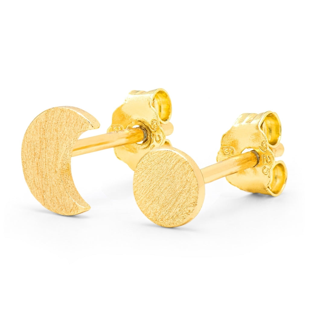 LULU Copenhagen Family To The Moon And Back örhängen par Earrings, pairs Guldpläterad