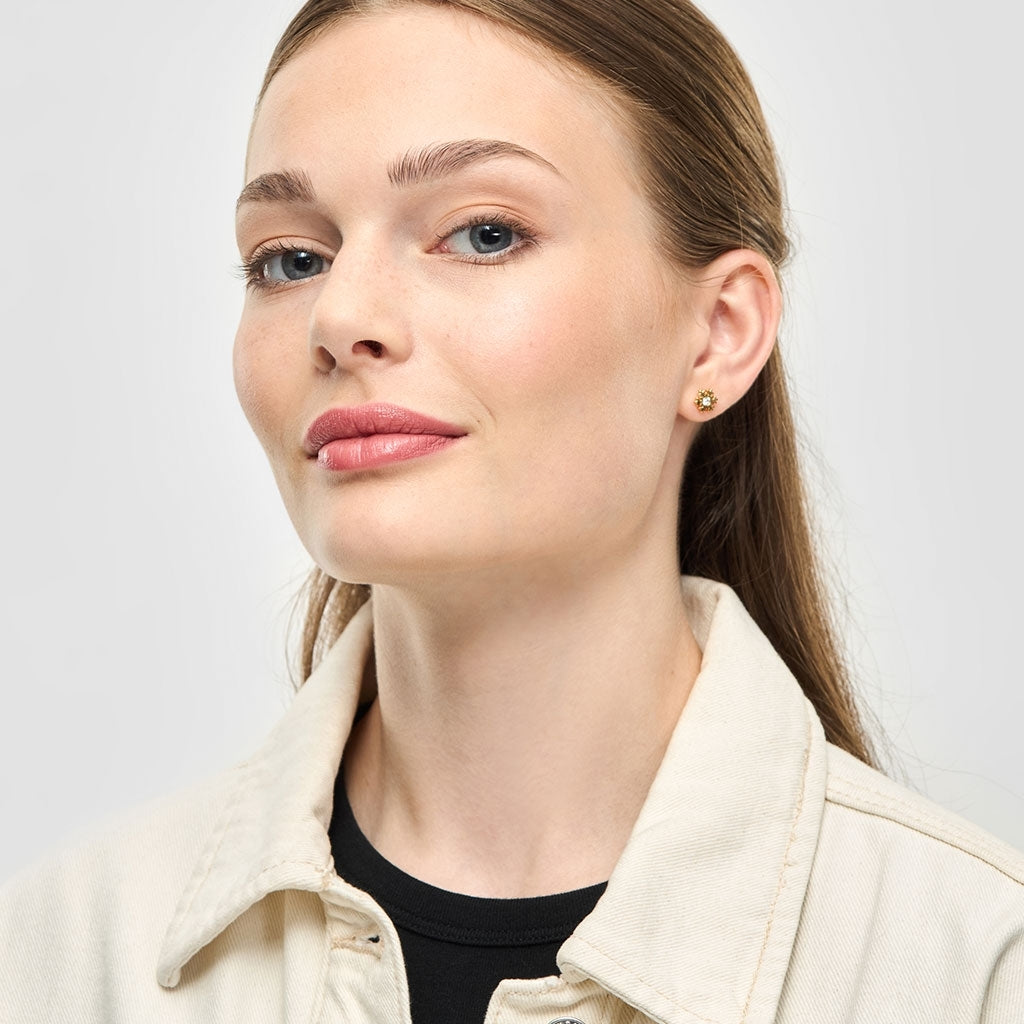 LULU Copenhagen Flake örhÀnge 1 pcs Ear stud, 1 pcs GuldplÀterad