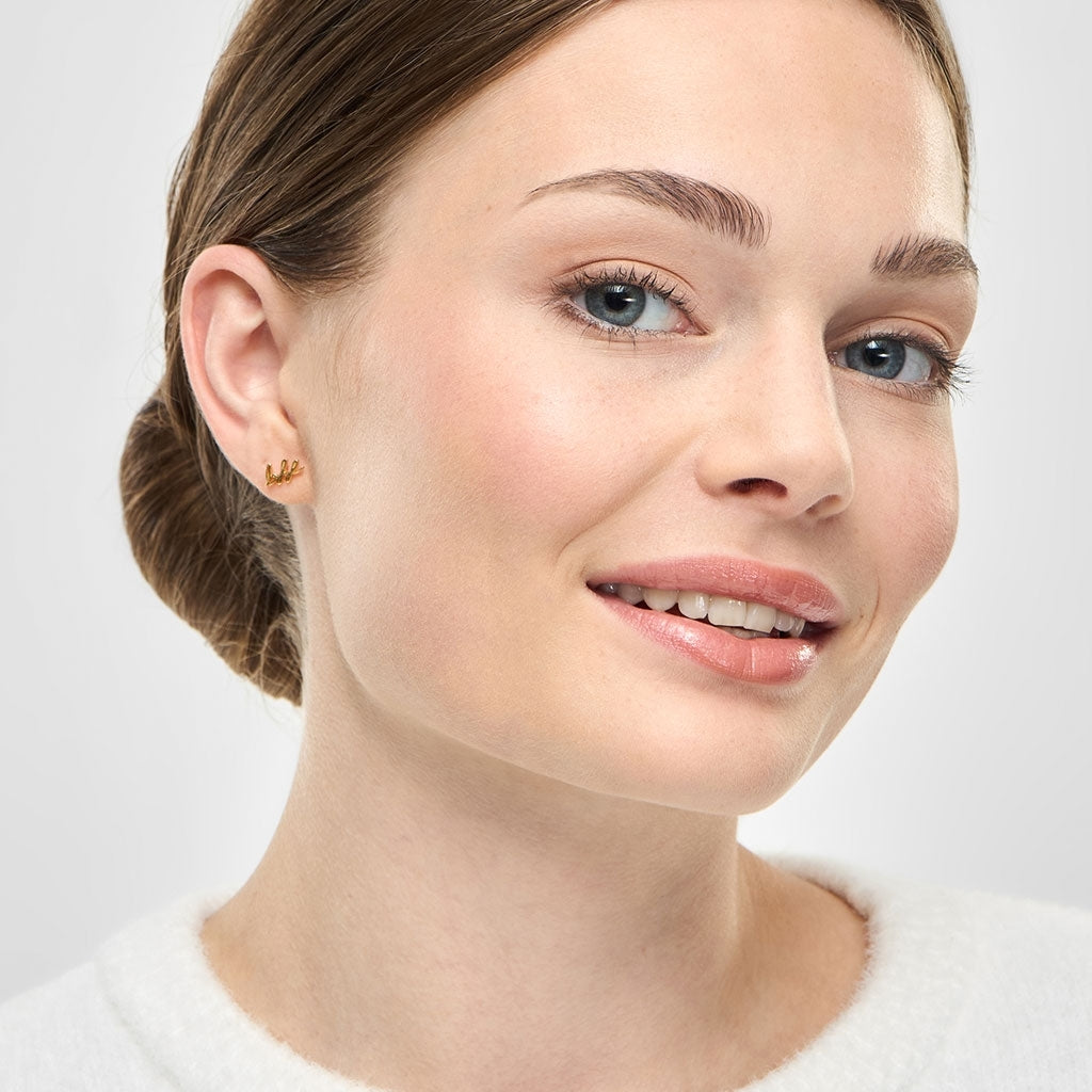 LULU Copenhagen For My Bff örhänge 1 st. Ear stud, 1 pcs Guldpläterad