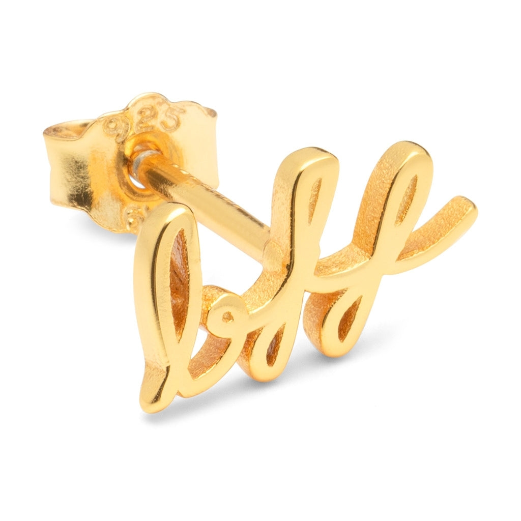 LULU Copenhagen For My Bff örhänge 1 st. Ear stud, 1 pcs Guldpläterad