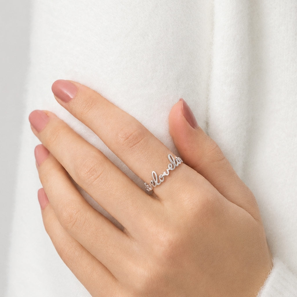 LULU Copenhagen For My Love Ring Rings Silver