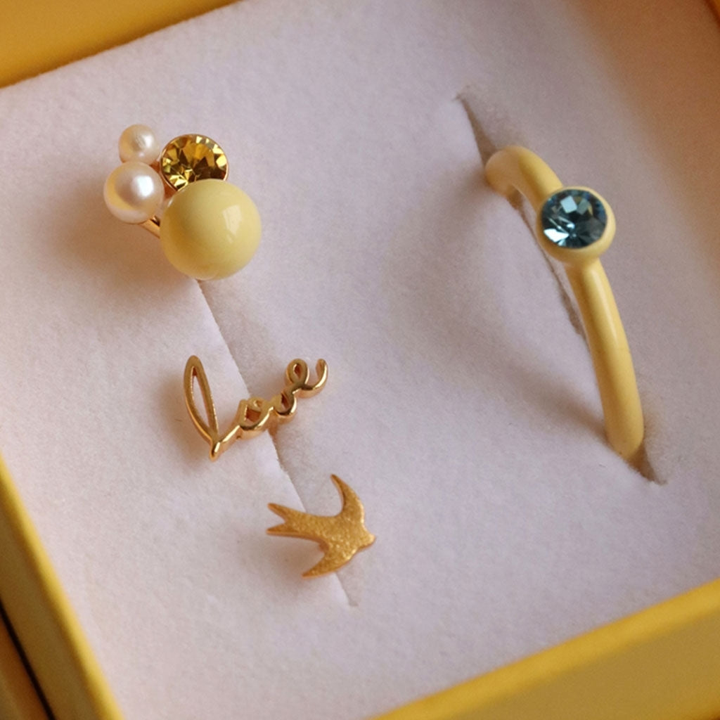 LULU Copenhagen For My Love örhÀnge 1 st Ear stud, 1 pcs GuldplÀterad