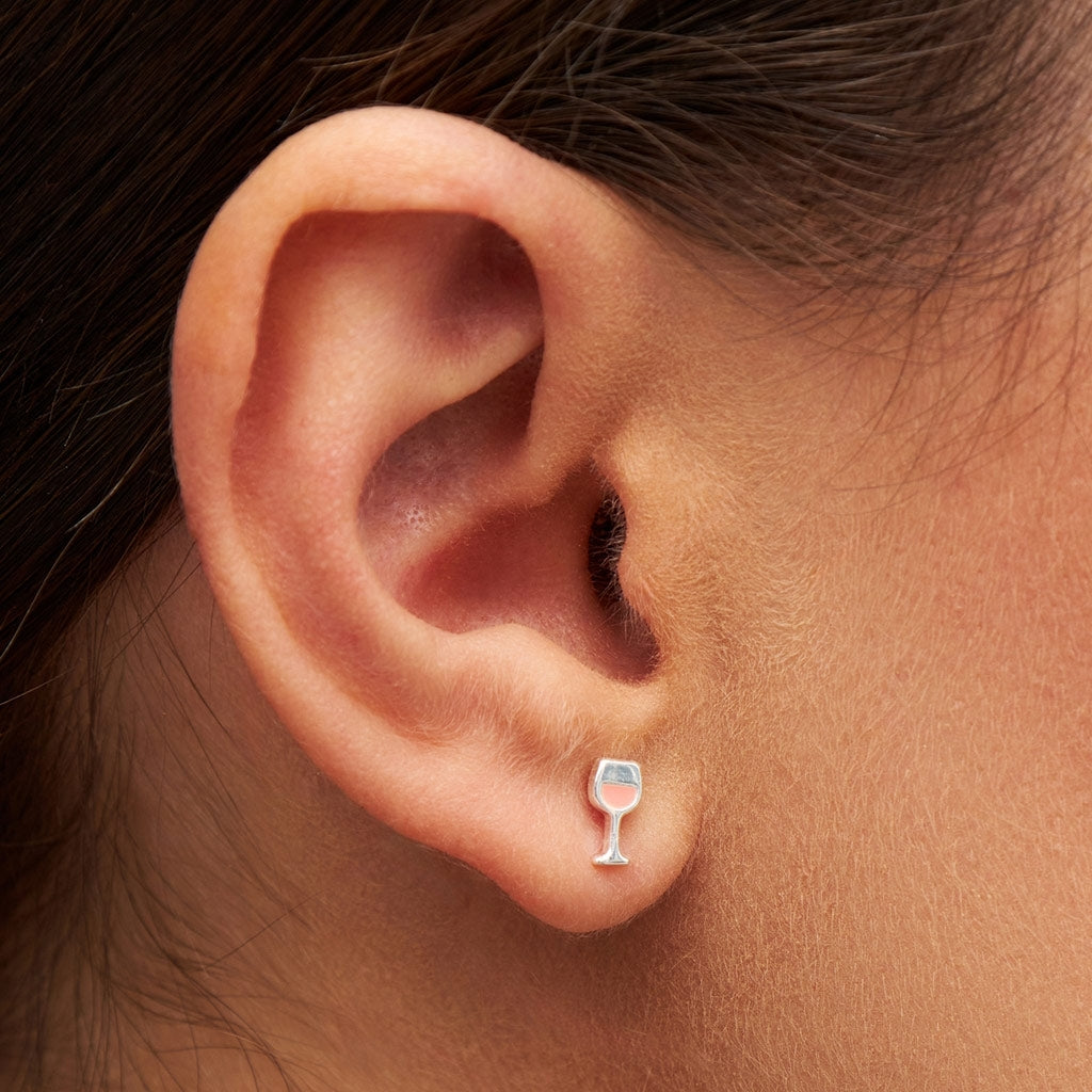 LULU Copenhagen Friday Rosé örhänge 1 st Ear stud, 1 pcs Silver Plated