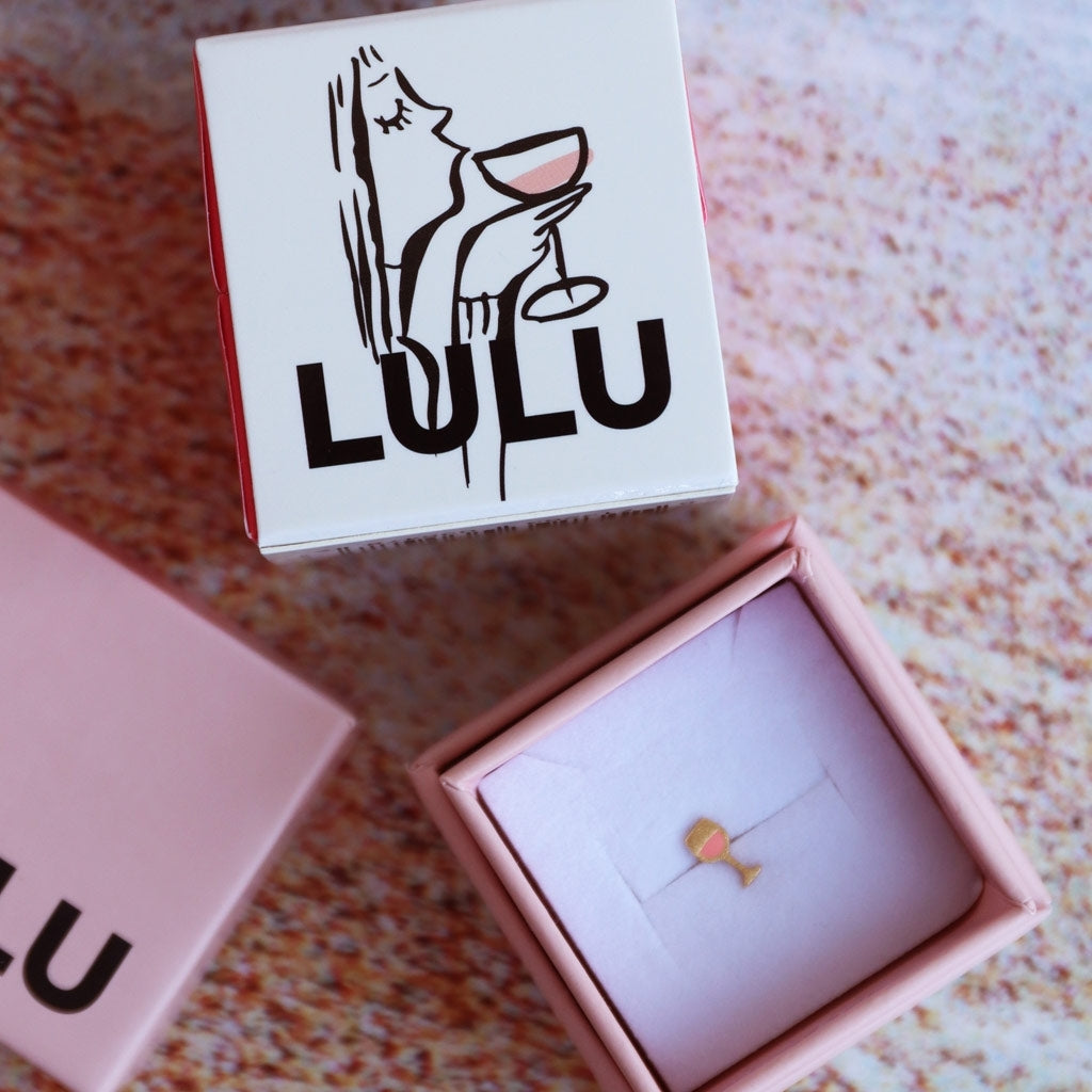 LULU Copenhagen Friday Rosé örhÀnge 1 st Ear stud, 1 pcs GuldplÀterad
