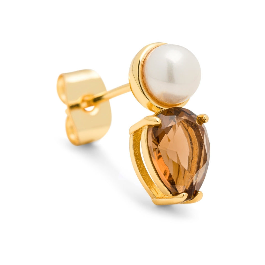 LULU Copenhagen Gala The Drop örhÀnge 1 st Ear stud, 1 pcs GuldplÀterad