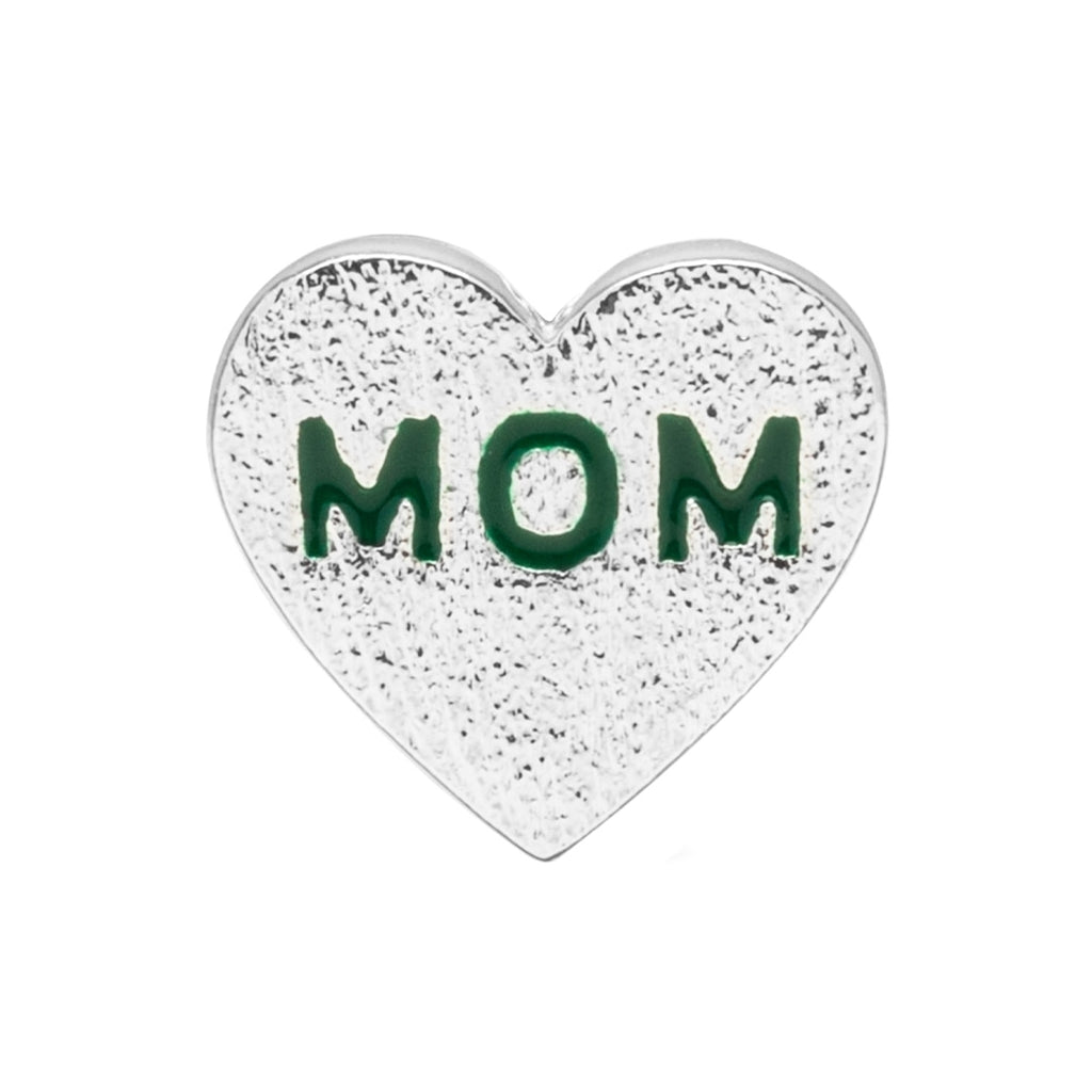 LULU Copenhagen Heart Mom örhänge 1 st guldpläterad Ear stud, 1 pcs Grön
